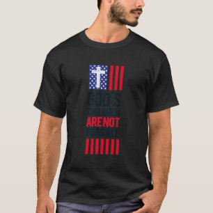 T-shirt Les Enfants De Dieu Ne Sont Pas À Vendre
