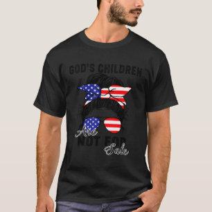 T-shirt Les Enfants De Dieu Ne Sont Pas À Vendre