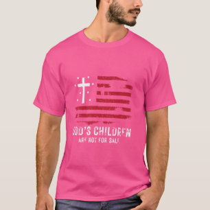 T-shirt Les enfants de Dieu ne sont pas à vendre Contre la