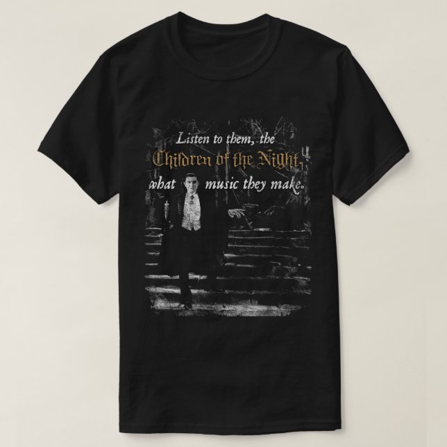 T-shirt Les enfants de la nuit (Design devant)