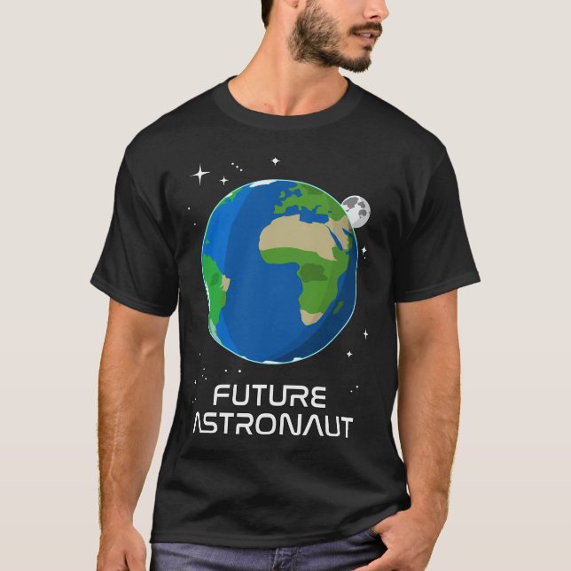 T-shirt Les enfants de l'espace - Astronaute futur (Devant)