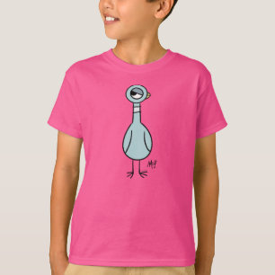 T-shirt Les enfants de l'oeil côté pigeon rose