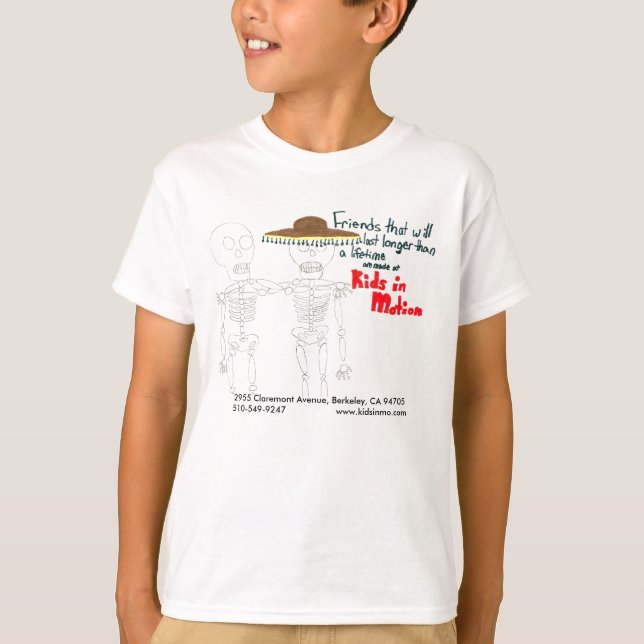 T-shirt Les enfants de Marli dans la chemise de mouvement (Devant)
