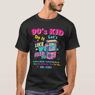 T-shirt Les Enfants Des Années 90. Thématique Des Année