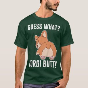 T-shirt Les Enfants Devinent Ce Corgi Butt Corgi Chien