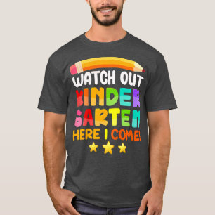 T-shirt Les Enfants Gardent Le Jardin D'Enfants Ici Je Rev
