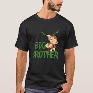 T-shirt Les enfants Grand Frère Singe Animal Meilleur Frèr