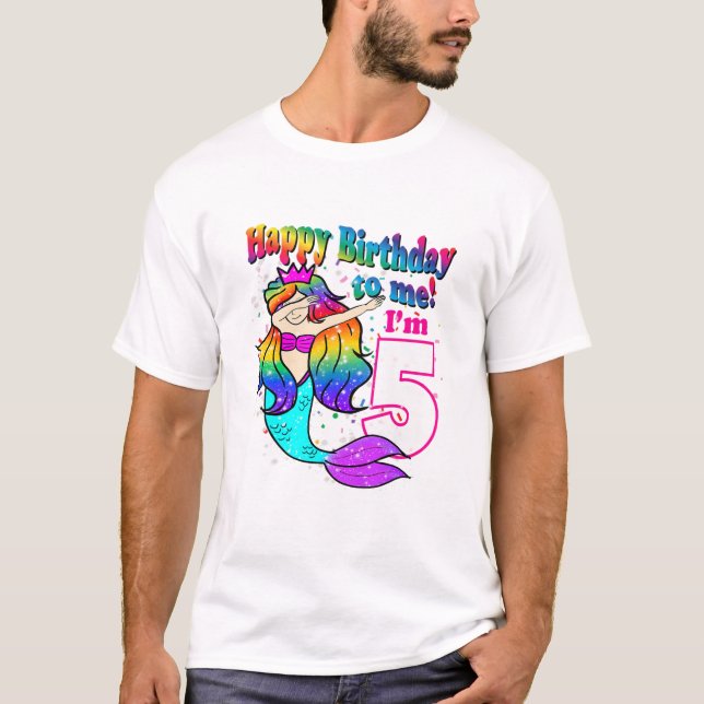 T-shirt Les Enfants, Heureux Anniversaire Pour Moi ! Je su (Devant)