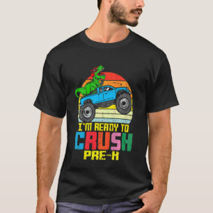 T-shirt Les enfants, je suis prêt à écraser le camion mons