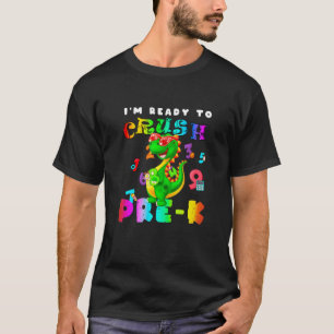 T-shirt Les Enfants Je Suis Prêt À Écraser Le Monstre De L