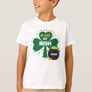 T-shirt les enfants Jour de l'Saint Patrick un peu irlanda