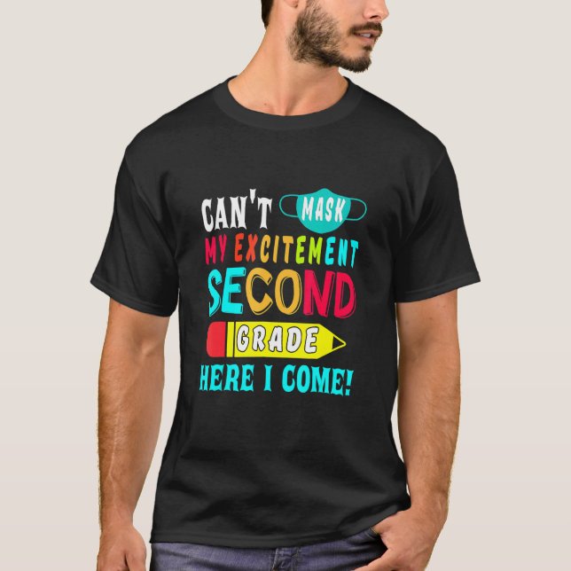 T-shirt Les enfants ne peuvent pas masquer mon enthousiasm (Devant)