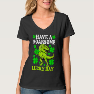 T-shirt Les Enfants Ont Une Chance Rarante Jour Dino St Pa