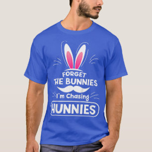 T-shirt Les enfants oublient les lapins que je chasse les