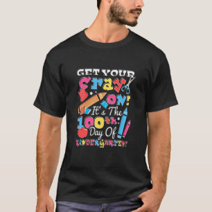 T-shirt Les enfants prennent votre rayon C'est le 100e jou