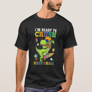 T-shirt Les Enfants Prêts À Écraser Le Dinosaure De 1Ere A