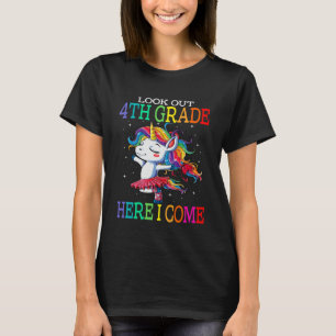 T-shirt Les enfants regardent dehors 4e année Je viens Uni