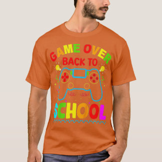 T-shirt Les Enfants Reviennent À L'École Jeu Drôle Sur Les