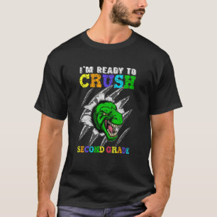 T-shirt Les Enfants Reviennent À L'École Prêt À Écraser La