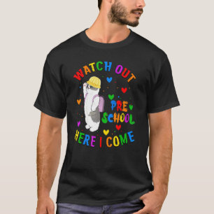 T-shirt Les enfants s'attendent à ce que l'école maternell