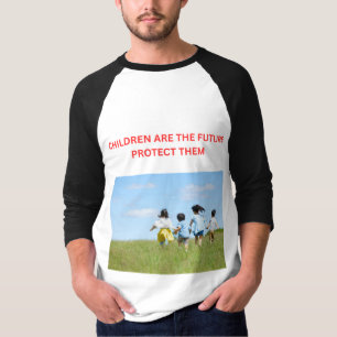 T-SHIRT LES ENFANTS SONT L'AVENIR PROTÉGEZ-LES