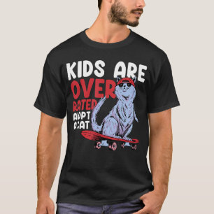 T-shirt Les enfants sont surestimés Adoptez un chat