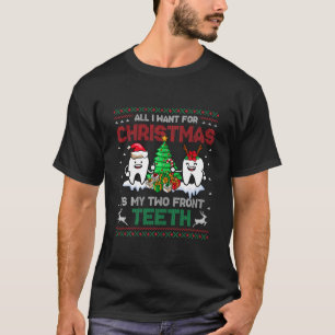 T-shirt Les Enfants Tout Ce Que Je Veux Pour Noël Est Mes