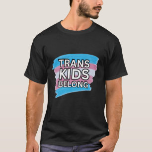 T-shirt Les enfants trans appartiennent à un allié transge