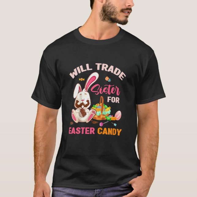 T-shirt Les Enfants Vont Échanger Fraternité Pour Pâques B (Devant)