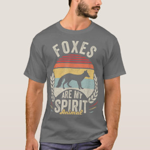 T-shirt Les ennemis vintages Rétro Sont Mon Esprit Animal 
