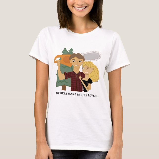 T-shirt Les enregistreurs font de meilleurs amants (Devant)