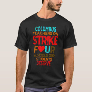 T-shirt Les enseignants de Columbus en grève pour les écol