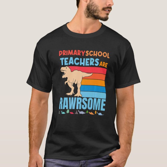 T-shirt Les enseignants de l'école primaire sont un enseig (Devant)