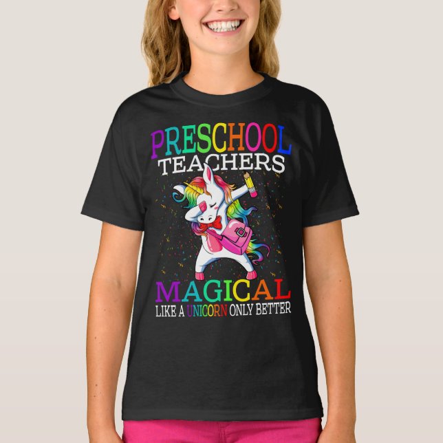 T-shirt Les Enseignants De L'Enseignement Primaire Magique (Devant)