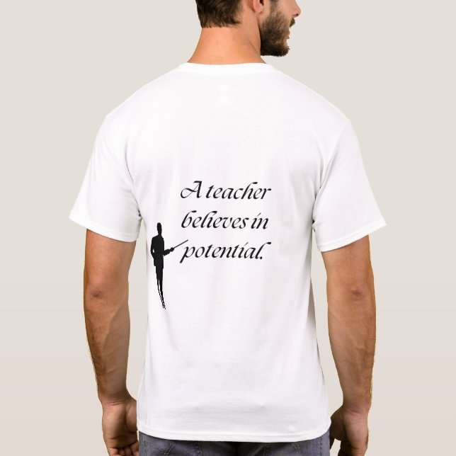T-shirt Les enseignants façonnent l'avenir (Dos)