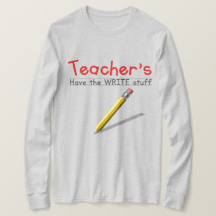 T-shirt Les Enseignants Ont Écrit Des Choses
