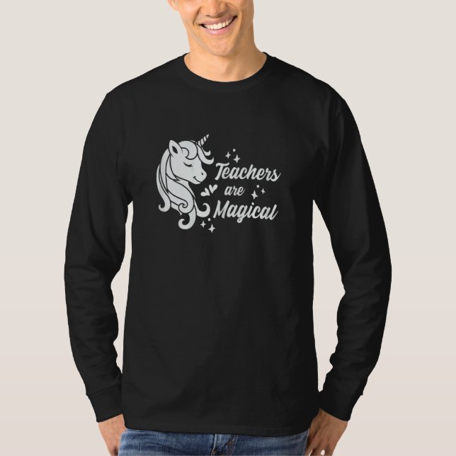 T-shirt Les enseignants sont des professeurs de licorne ma (Devant)