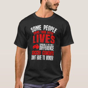 T-shirt Les Entraîneurs De Football Font Une Différence Su
