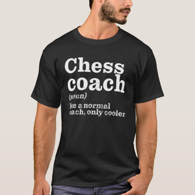 T-shirt Les entraîneurs d'échecs sont Glacières - Apprécia (Devant)