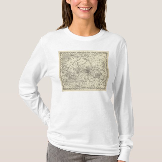 T-shirt Les environs de Paris (Devant)