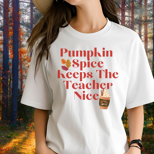 T-shirt Les Épices citrouilles Gardent L'Enseignant Nice (Créateur téléchargé)