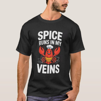 T-shirt Les épices coulent dans mes veines Drôle de Cajun