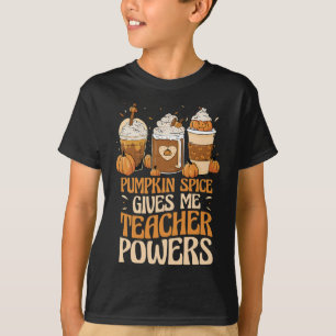 T-shirt Les épices me donnent des pouvoirs d'enseignant Au