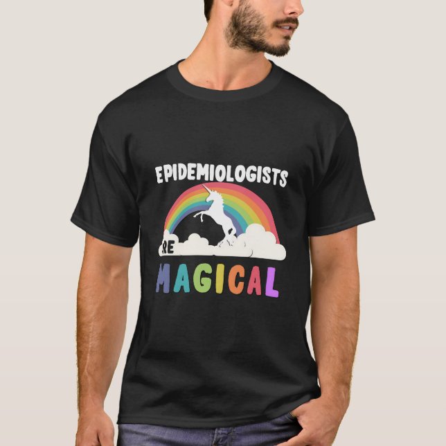 T-shirt Les épidémiologistes sont magiques (Devant)