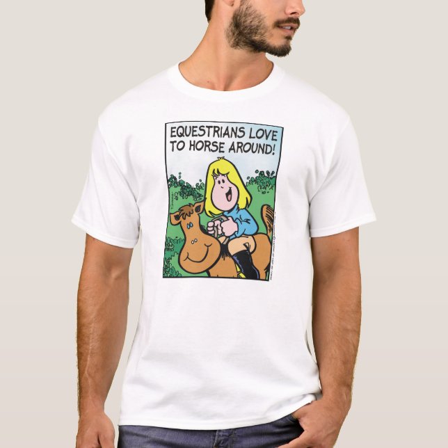 T-shirt Les Équestres Aiment... (Devant)
