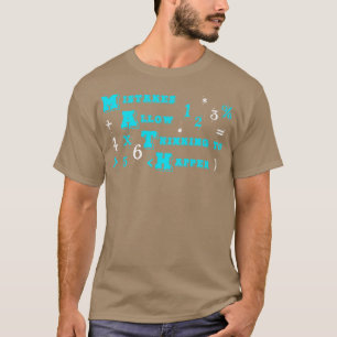 T-shirt Les Erreurs De Cadeaux Math Permettent De Penser À