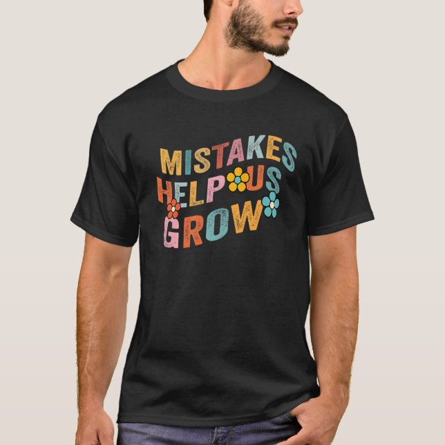 T-shirt Les erreurs nous aident à développer l'état d'espr (Devant)
