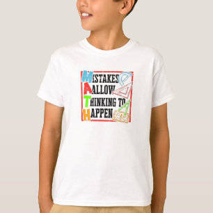 T-shirt Les erreurs permettent à la réflexion de se produi