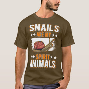 T-shirt Les escargots sont mon esprit Animaux Escargots1