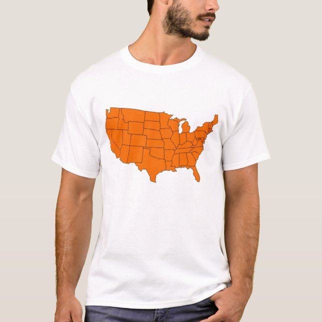 T-shirt les Etats-Unis (Devant)